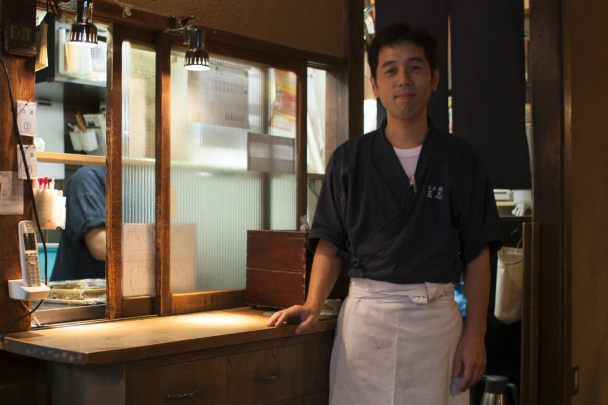 Yuji Sato, Chef. Tamai, saltwater eel restaurant