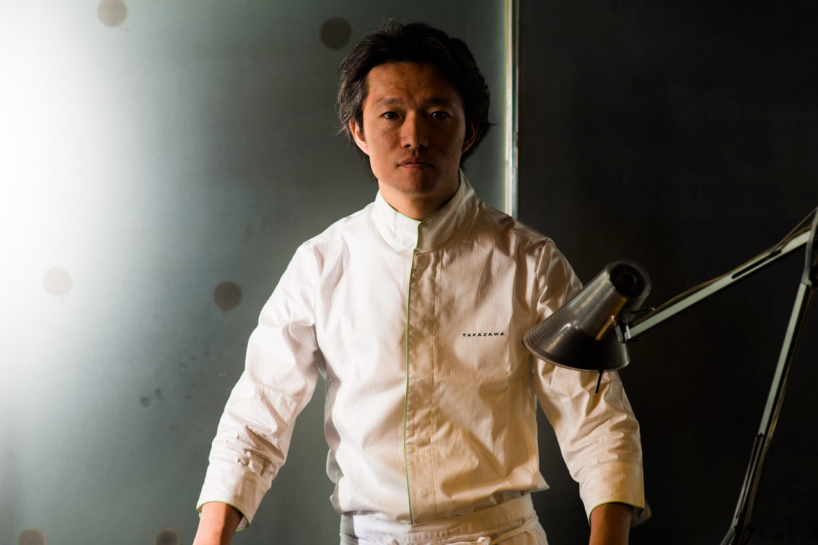 Takazawa, in an elegant enclave of Akasaka, dinner for only a discerning few. Yoshiaki Takazawa, Chef.